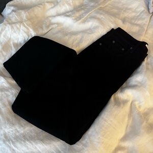 Reformation Black Audrey High Straight Jean